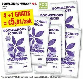Hubo Boomschors mulch aanbieding