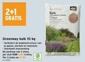 GAMMA Greenway kalk aanbieding