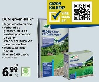 GAMMA Dcm groen-kalk aanbieding