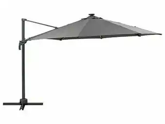 FLORABEST® Zwevende parasol met ledverlichting, Ø 300 cm
