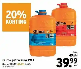 GAMMA Qlima petroleum aanbieding
