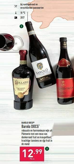 ALDI Barolo docg aanbieding