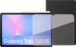 Coolblue Samsung Galaxy Tab S10 FE 10,9 inch 256GB Wifi Lichtblauw + Beschermpakket aanbieding