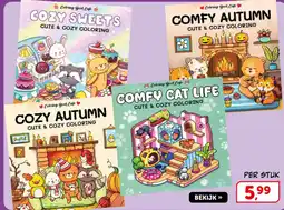 Boekenvoordeel Comfy cat life cute & cozy coloring aanbieding