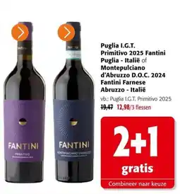 Colruyt Puglia I.G.T. Primitivo 2025 Fantini aanbieding
