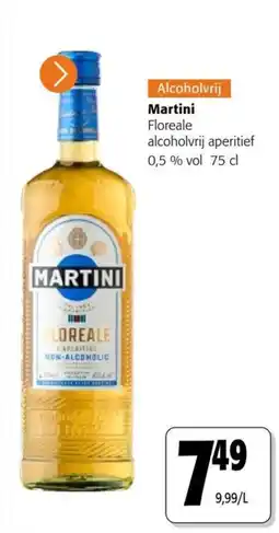 Colruyt Martini floreale aperitief aanbieding