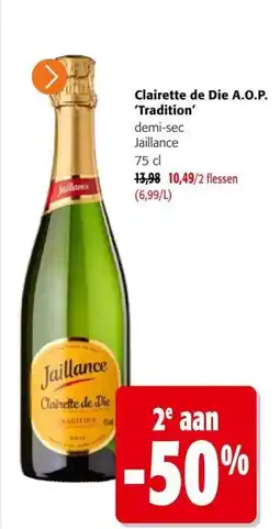 Colruyt Clairette de Die Tradition aanbieding