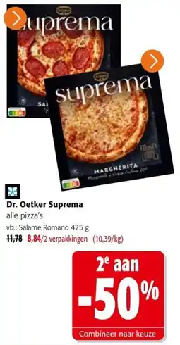 Colruyt Dr. Oetker Suprema alle pizza's aanbieding