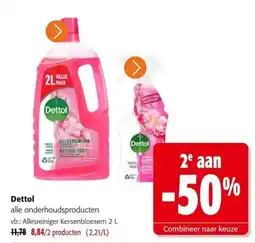 Colruyt Dettol alle onderhoudsproducten aanbieding