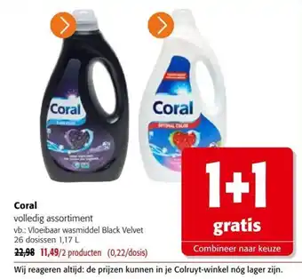 Coral volledig assortiment