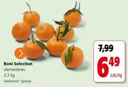 Colruyt Boni Selection clementines aanbieding