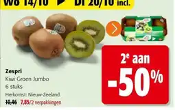Colruyt Zespri Kiwi Groen Jumbo aanbieding