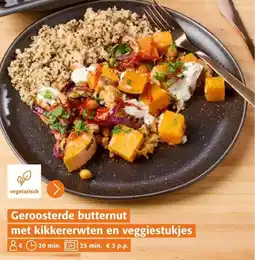 Colruyt Geroosterde butternut met kikkererwten en veggiestukjes aanbieding