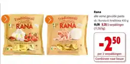 Colruyt Rana alle verse gevulde pasta aanbieding