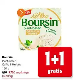 Colruyt Boursin plant-based garlic & herbes aanbieding