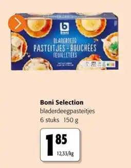Colruyt boni selection bladerdeegpasteitjes aanbieding