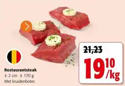 Colruyt Restaurantsteak aanbieding