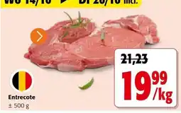 Colruyt Entrecote aanbieding