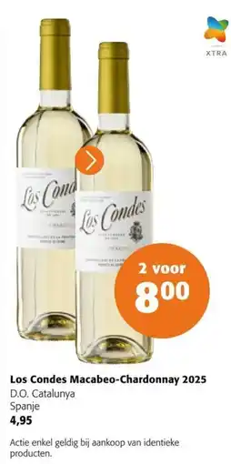 Colruyt Los Condes Macabeo-Chardonnay 2025 aanbieding