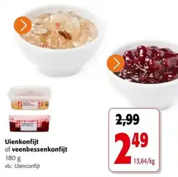 Colruyt Uienkonfijt of veenbessenkonfijt aanbieding