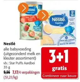Colruyt Nestlé alle babyvoeding aanbieding