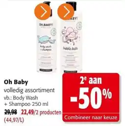 Colruyt Oh Baby volledig assortiment aanbieding