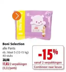 Colruyt Boni Selection alle Pants aanbieding