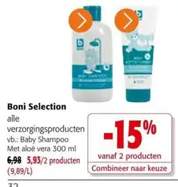Colruyt Boni Selection alle verzorgingsproducten aanbieding