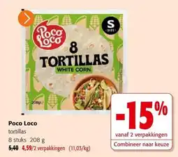 Colruyt Poco Loco tortillas aanbieding