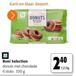 Colruyt boni selection donuts met chocolade aanbieding