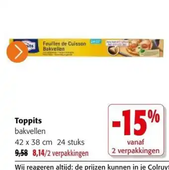 Colruyt Toppits bakvellen aanbieding