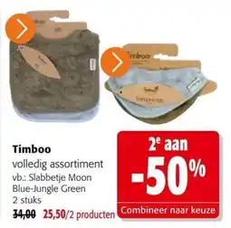 Colruyt Timboo volledig assortiment aanbieding