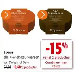 Colruyt Spaas alle 4-wiek-geurkaarsen aanbieding