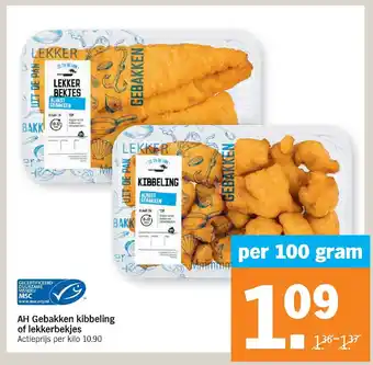 Gebakken kibbeling of lekkerbekjes 100g