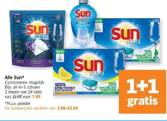 Albert Heijn Alle sun aanbieding