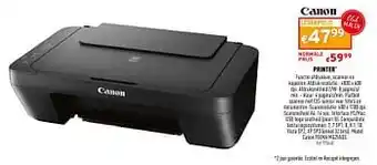 Trafic Printer canon pixma mg2550s aanbieding
