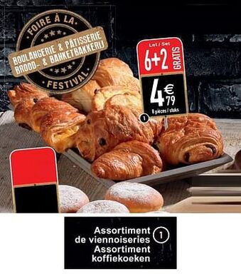 Cora Assortiment de viennoiseries assortiment koffiekoeken aanbieding