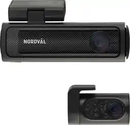 Coolblue Nordväl DC202-2CH 4K Dashcam 64 Go aanbieding