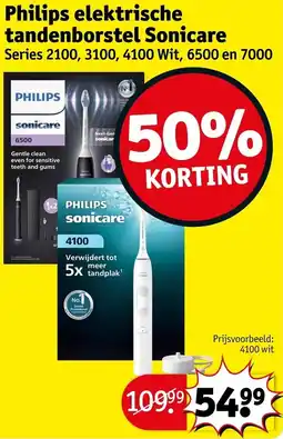 Kruidvat Philips elektrische tandenborstel Sonicare aanbieding