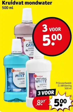 Kruidvat Kruidvat mondwater aanbieding