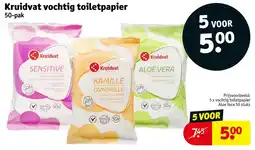 Kruidvat Kruidvat vochtig toiletpapier aanbieding