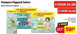 Kruidvat Pampers bigpack luiers aanbieding