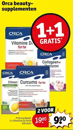 Kruidvat Orca beauty-supplementen aanbieding