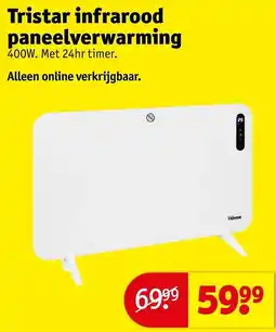 Kruidvat Tristar infrarood paneelverwarming aanbieding