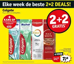Kruidvat Colgate tandpasta aanbieding