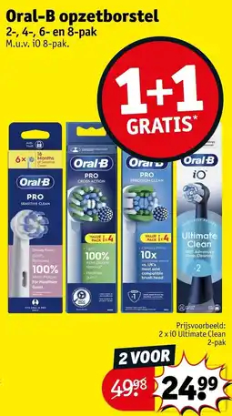 Kruidvat Oral-B opzetborstel aanbieding