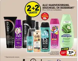 Kruidvat Haarverzorging, douchegel en deodorant aanbieding