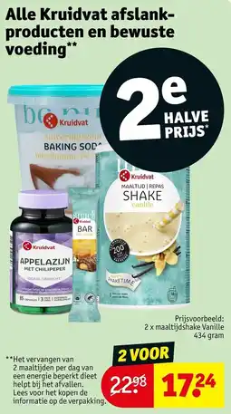 Kruidvat Kruidvat maaltijdshake vanille aanbieding