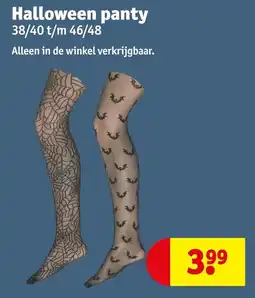 Kruidvat Halloween panty aanbieding