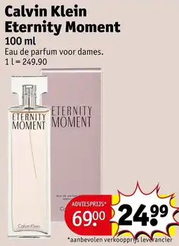 Kruidvat calvin klein eternity moment aanbieding